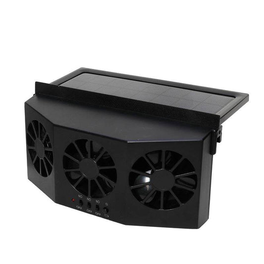 Car Fan Solar Window Sun Powered Car Auto Air Vent Cool Cooling System Radiator Fan Cooling Fan Energy Saving Car Styling Cooler - Mubimart