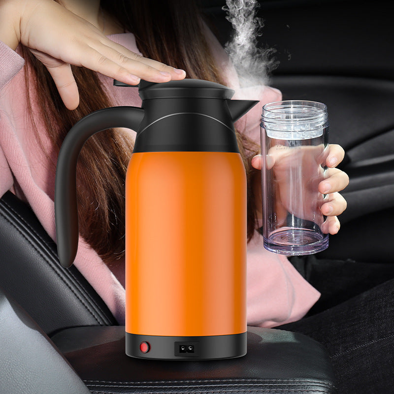 Car Heating Cup 12 V24v Universal Kettle Car Kettle Electric Kettle Truck Water Pot - Mubimart - Electric kettle 