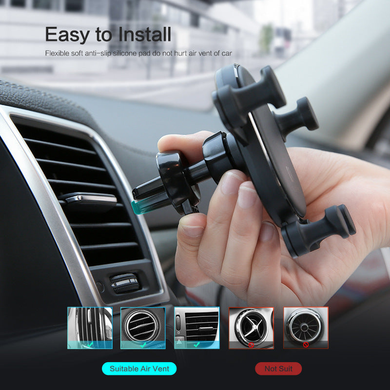 Car Holder Mobile Phone Holder 360 Rotation - Mubimart -  