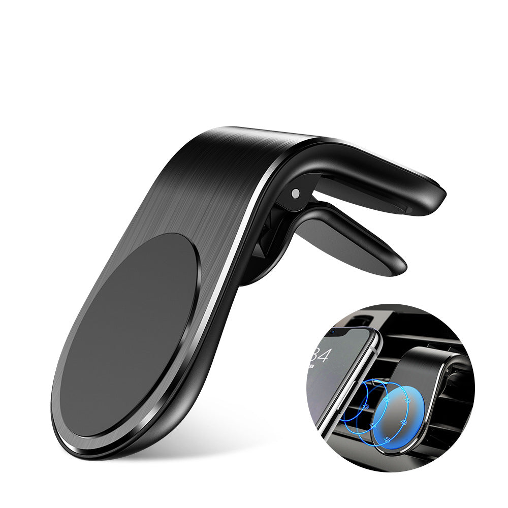 Car L-Shaped Magnetic Mobile Phone Holder - Mubimart -  