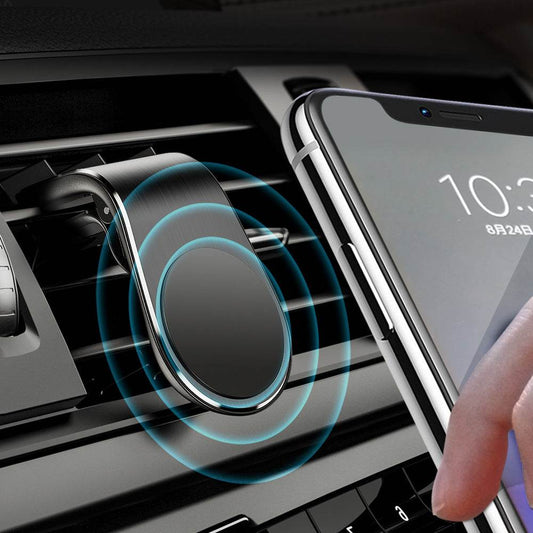 Car L-Shaped Magnetic Mobile Phone Holder - Mubimart