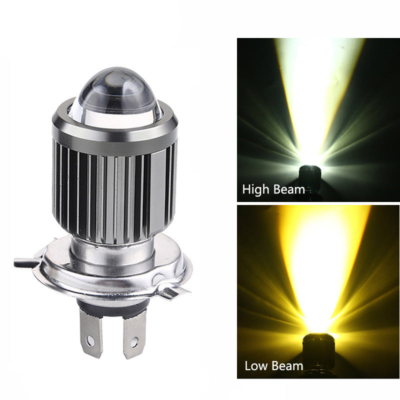 Car LED Bulbs Motorcycle Two-color Headlights - Mubimart -  