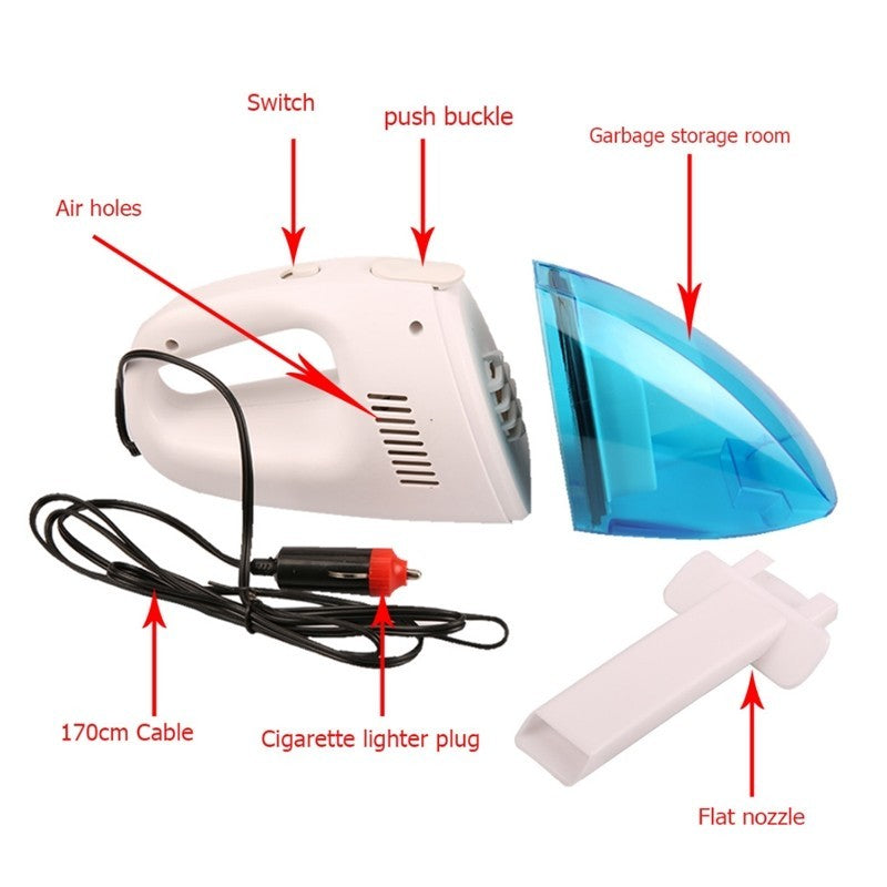 Car Mini Vacuum Cleaner - Mubimart -  