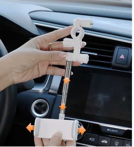 Car Mobile Phone Holder Car Rearview Mirror Snap-on Navigator Holder Mobile Phone Holder - Mubimart -  