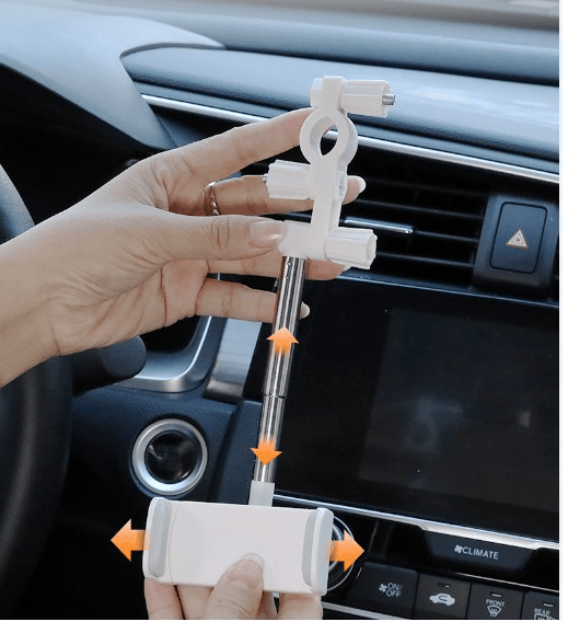 Car Mobile Phone Holder Car Rearview Mirror Snap-on Navigator Holder Mobile Phone Holder - Mubimart