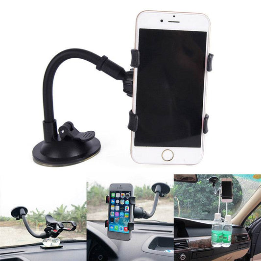 Car Phone Holder Windshield Holder For Phone In Car Su - Mubimart