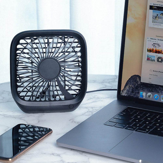 Car Rear Seat Fan Foldable Silent Rechargeable Air Conditioner Electric Back Seat Mini USB Cooler Portable Air Cooling Fan Select Supplier - Mubimart