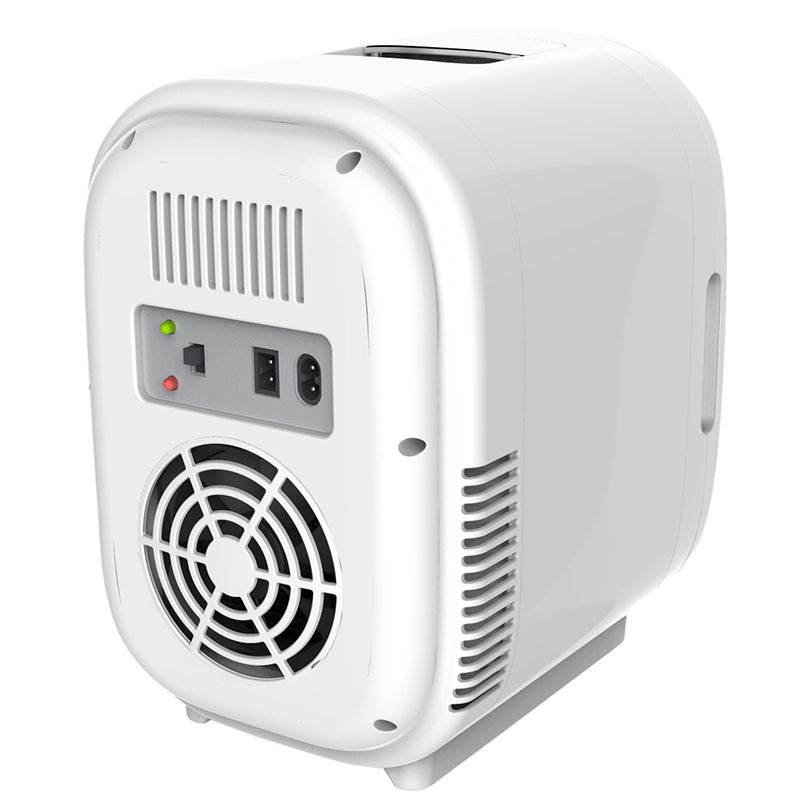 Car Refrigerator 6-Litre Home Car Dual-Use Hot And Cold Box Car Refrigerator Mini Mini Refrigerator Customizable Logo - Mubimart
