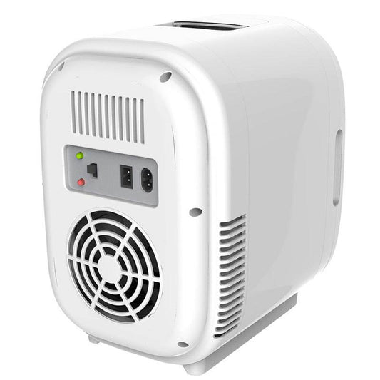 Car Refrigerator 6-Litre Home Car Dual-Use Hot And Cold Box Car Refrigerator Mini Mini Refrigerator Customizable Logo - Mubimart