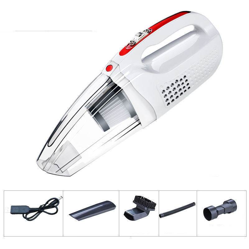 Car Vacuum Cleaner, Wireless Charging, Small Hand-Held Car Vacuum Cleaner, Portable Home Car Dual-Use High Power - Mubimart