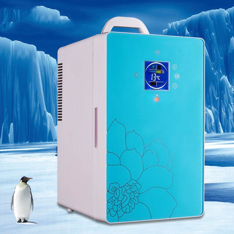 Car refrigerator 16L dual-core mini cold storage - Mubimart