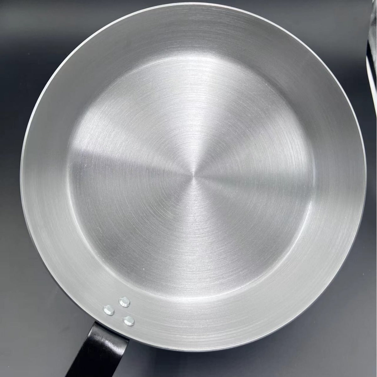 Carbon Steel Fine Uncoated Physical Non-stick Iron Pan - Mubimart -  