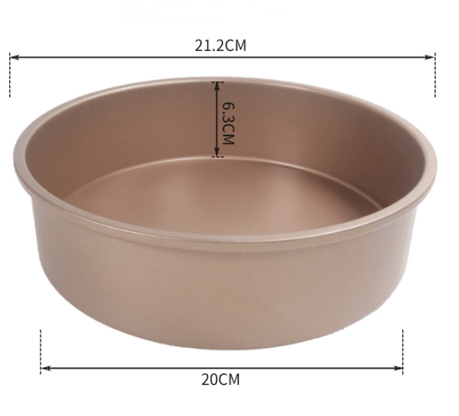 Carbon Steel Round Cake Mould - Mubimart
