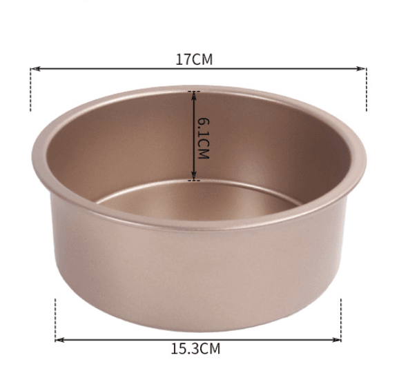 Carbon Steel Round Cake Mould - Mubimart