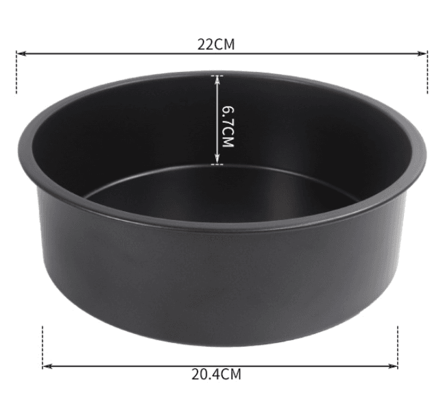 Carbon Steel Round Cake Mould - Mubimart