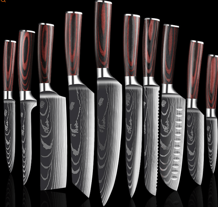 Carpenter's Special Set 6-piece Set 8-piece Set Knife Chef Knife Kitchen Knife Cooking - Mubimart