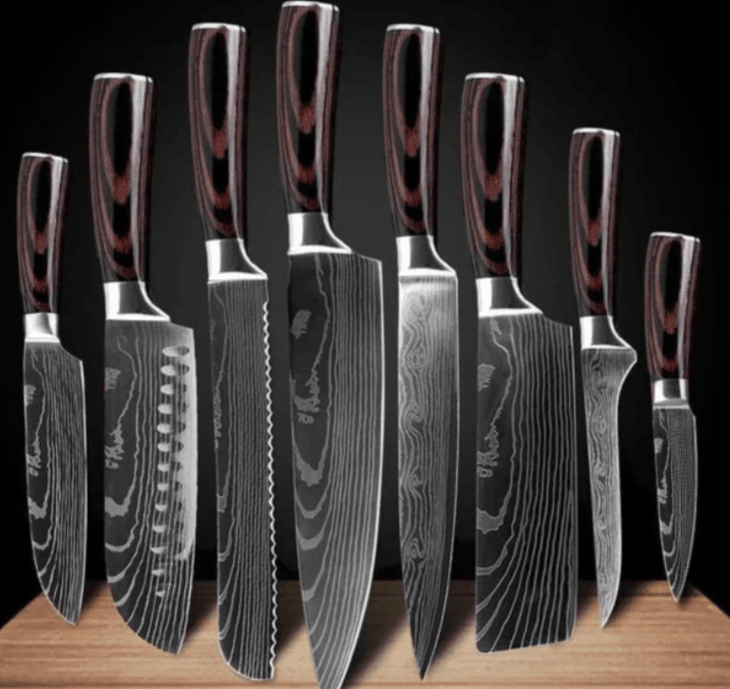 Carpenter's Special Set 6-piece Set 8-piece Set Knife Chef Knife Kitchen Knife Cooking - Mubimart