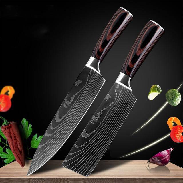 Carpenter's Special Set 6-piece Set 8-piece Set Knife Chef Knife Kitchen Knife Cooking - Mubimart -  