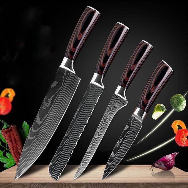 Carpenter's Special Set 6-piece Set 8-piece Set Knife Chef Knife Kitchen Knife Cooking - Mubimart -  