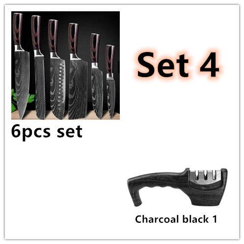Carpenter's Special Set 6-piece Set 8-piece Set Knife Chef Knife Kitchen Knife Cooking - Mubimart