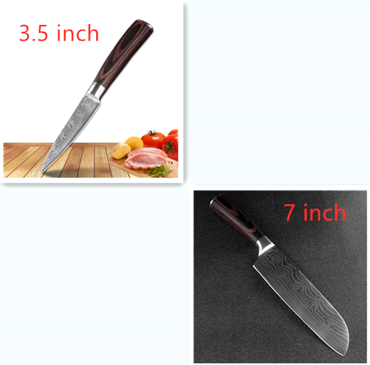 Carpenter's Special Set 6-piece Set 8-piece Set Knife Chef Knife Kitchen Knife Cooking - Mubimart -  