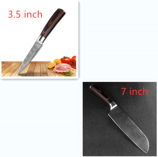 Carpenter's Special Set 6-piece Set 8-piece Set Knife Chef Knife Kitchen Knife Cooking - Mubimart