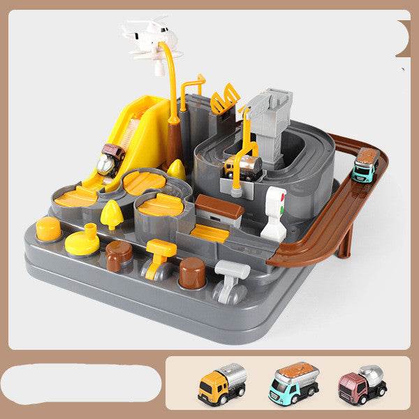 Cars Pass Through Big Adventure Parking Lot Rail Car Toy Car Track Kids Toy - Mubimart