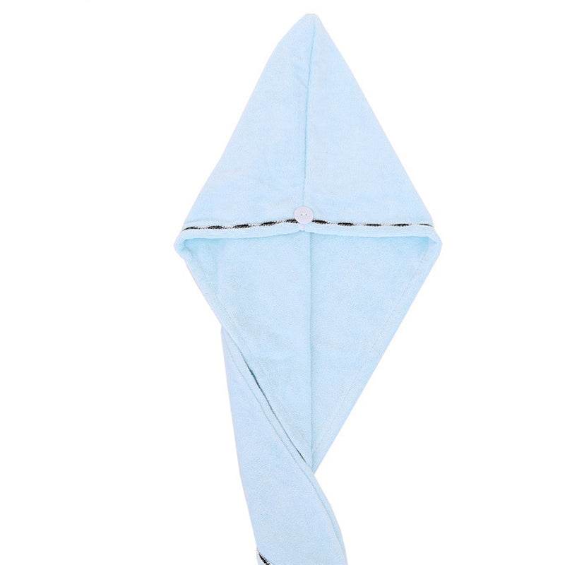 Cartoon Absorbent Thick Coral Fleece Dry Hair Towel - Mubimart