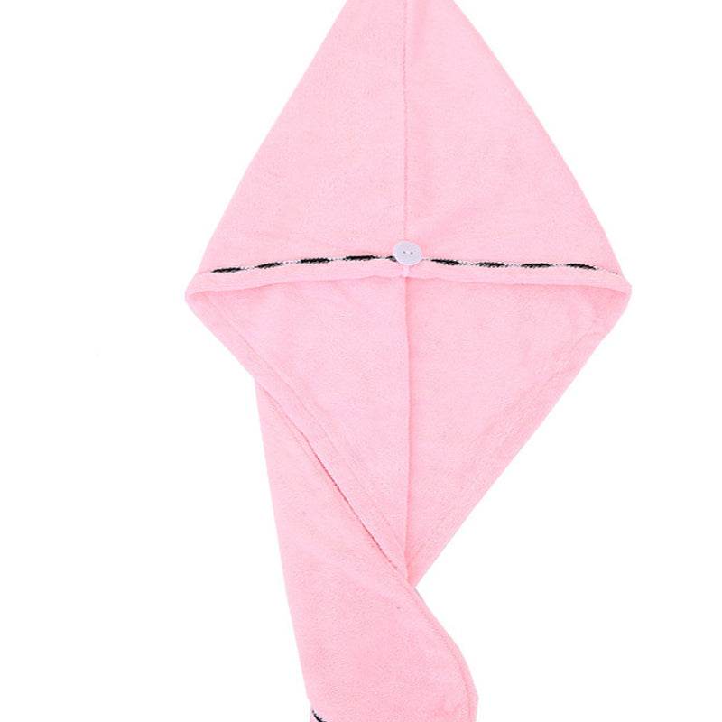 Cartoon Absorbent Thick Coral Fleece Dry Hair Towel - Mubimart