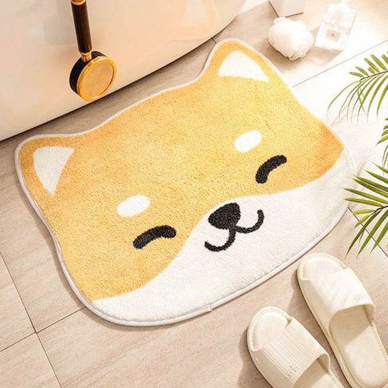 Cartoon Animal Bathroom Absorbent Rug - Mubimart