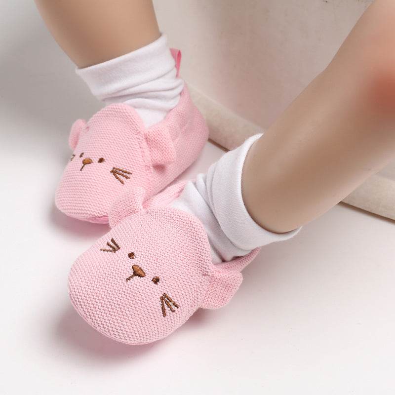 Cartoon Baby Toddler Shoes with Soft Sole - Mubimart