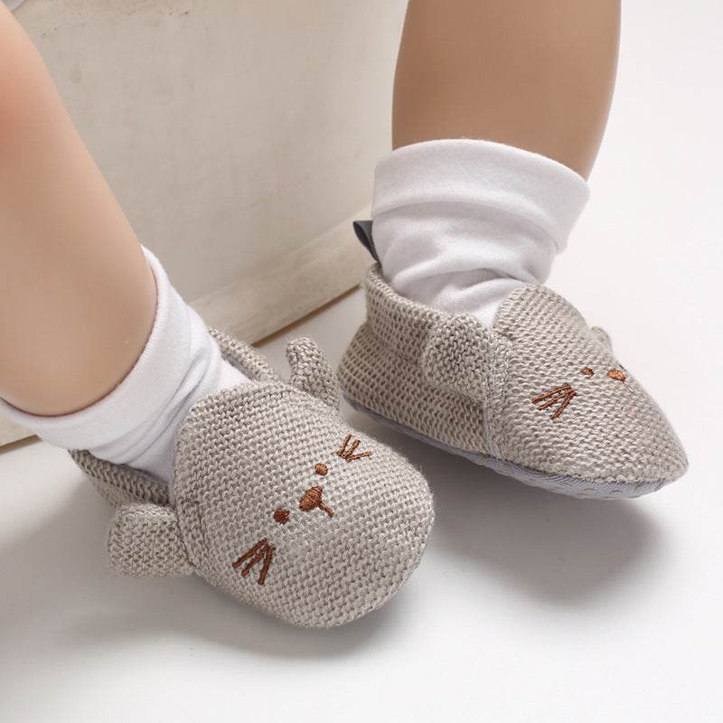 Cartoon Baby Toddler Shoes with Soft Sole - Mubimart