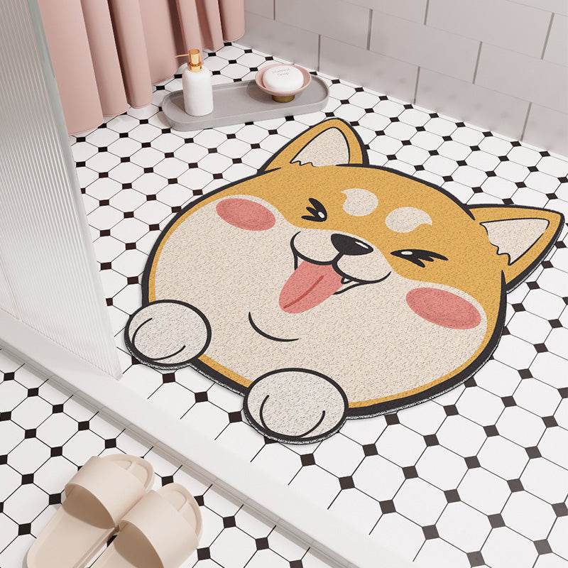 Cartoon Bathroom Bathroom Non-slip Floor Mat - Mubimart