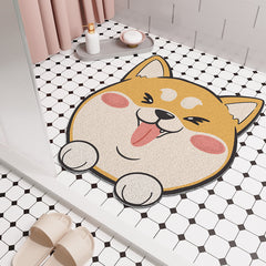 Cartoon Bathroom Bathroom Non-slip Floor Mat - Mubimart -  