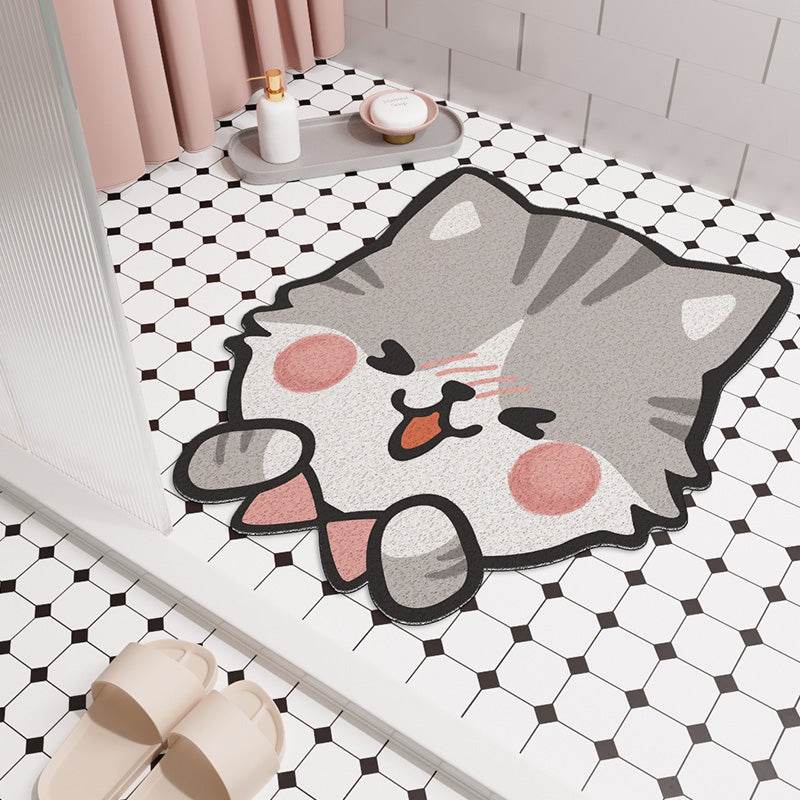 Cartoon Bathroom Bathroom Non-slip Floor Mat - Mubimart