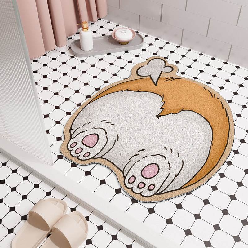 Cartoon Bathroom Bathroom Non-slip Floor Mat - Mubimart