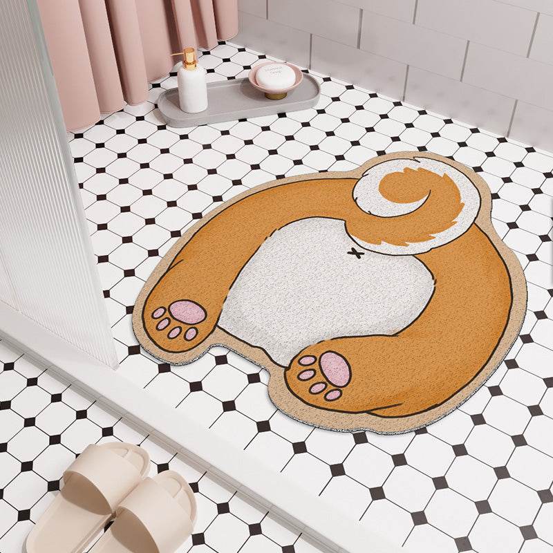 Cartoon Bathroom Bathroom Non-slip Floor Mat - Mubimart