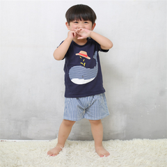 Cartoon Clothing Baby Boy Summer Clothes T-shirt Baby Girl Casual Clothing Sets - Mubimart -  