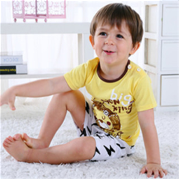 Cartoon Clothing Baby Boy Summer Clothes T-shirt Baby Girl Casual Clothing Sets - Mubimart -  