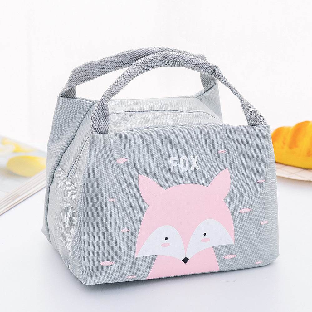 Cartoon Cute Student Insulation Bag Lunch Bag Small Lunch Box Bag - Mubimart