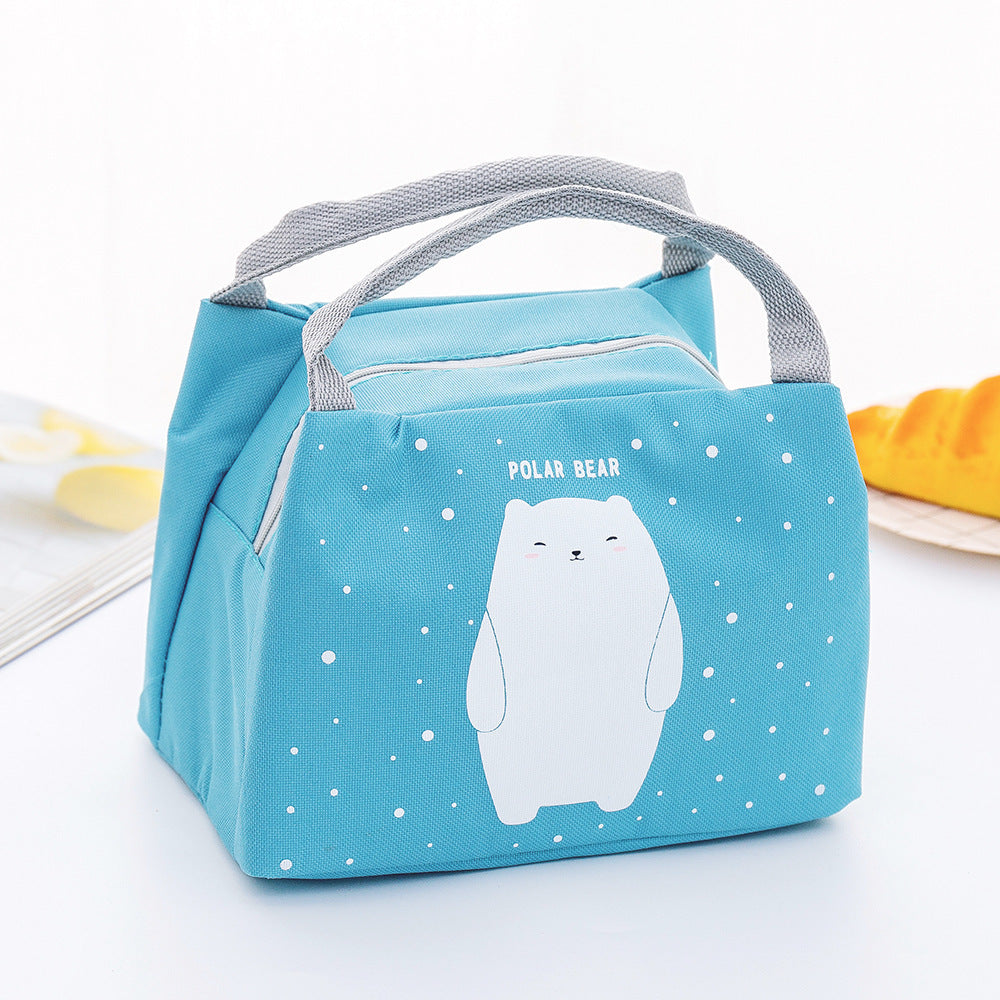 Cartoon Cute Student Insulation Bag Lunch Bag Small Lunch Box Bag - Mubimart -  