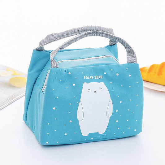 Cartoon Cute Student Insulation Bag Lunch Bag Small Lunch Box Bag - Mubimart