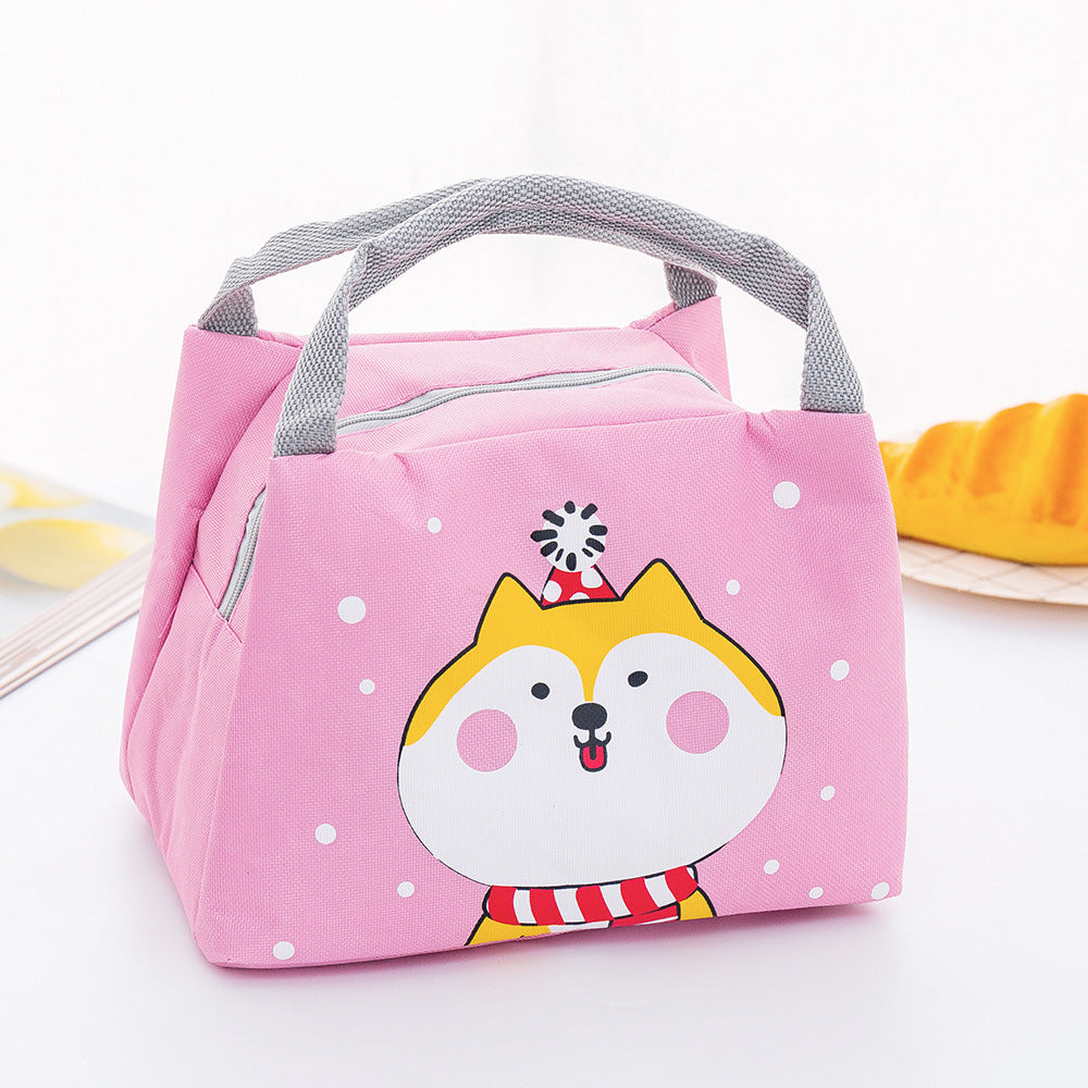 Cartoon Cute Student Insulation Bag Lunch Bag Small Lunch Box Bag - Mubimart -  