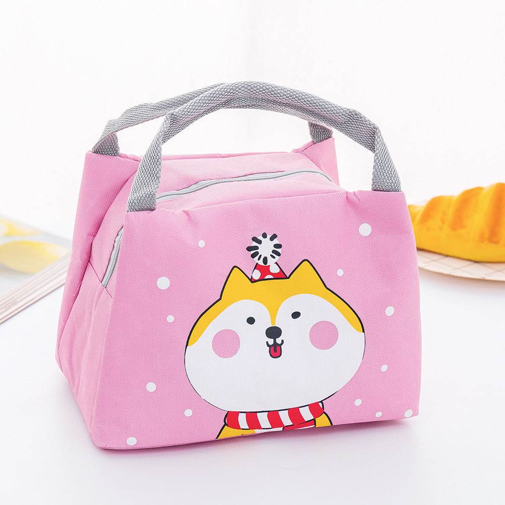 Cartoon Cute Student Insulation Bag Lunch Bag Small Lunch Box Bag - Mubimart