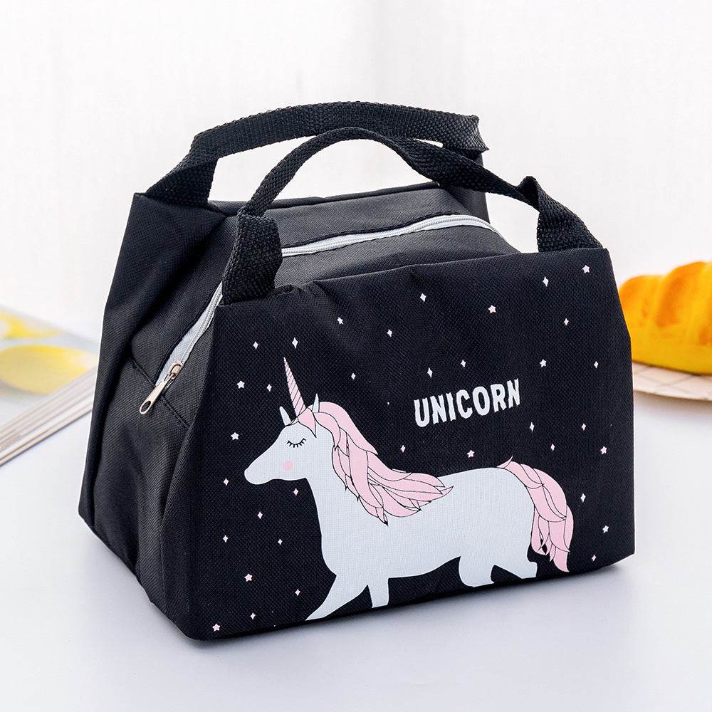 Cartoon Cute Student Insulation Bag Lunch Bag Small Lunch Box Bag - Mubimart