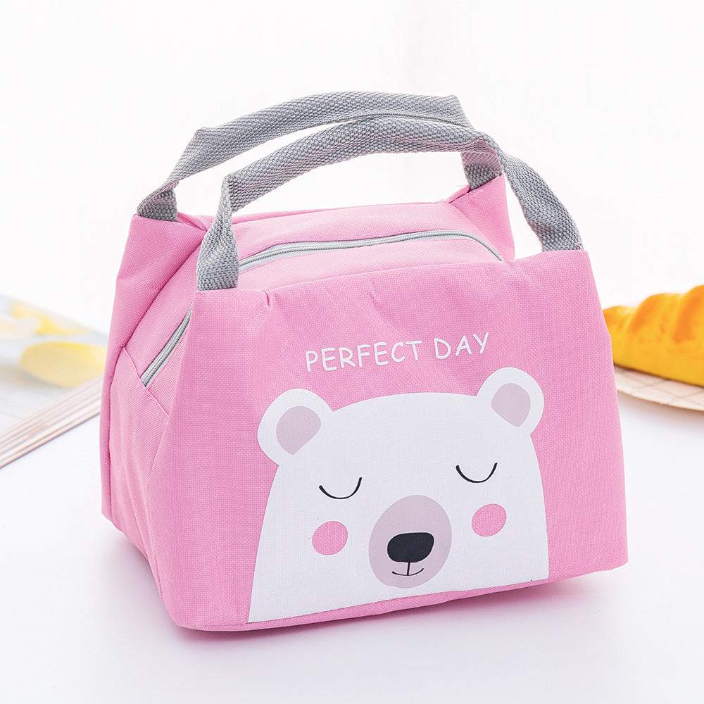 Cartoon Cute Student Insulation Bag Lunch Bag Small Lunch Box Bag - Mubimart -  