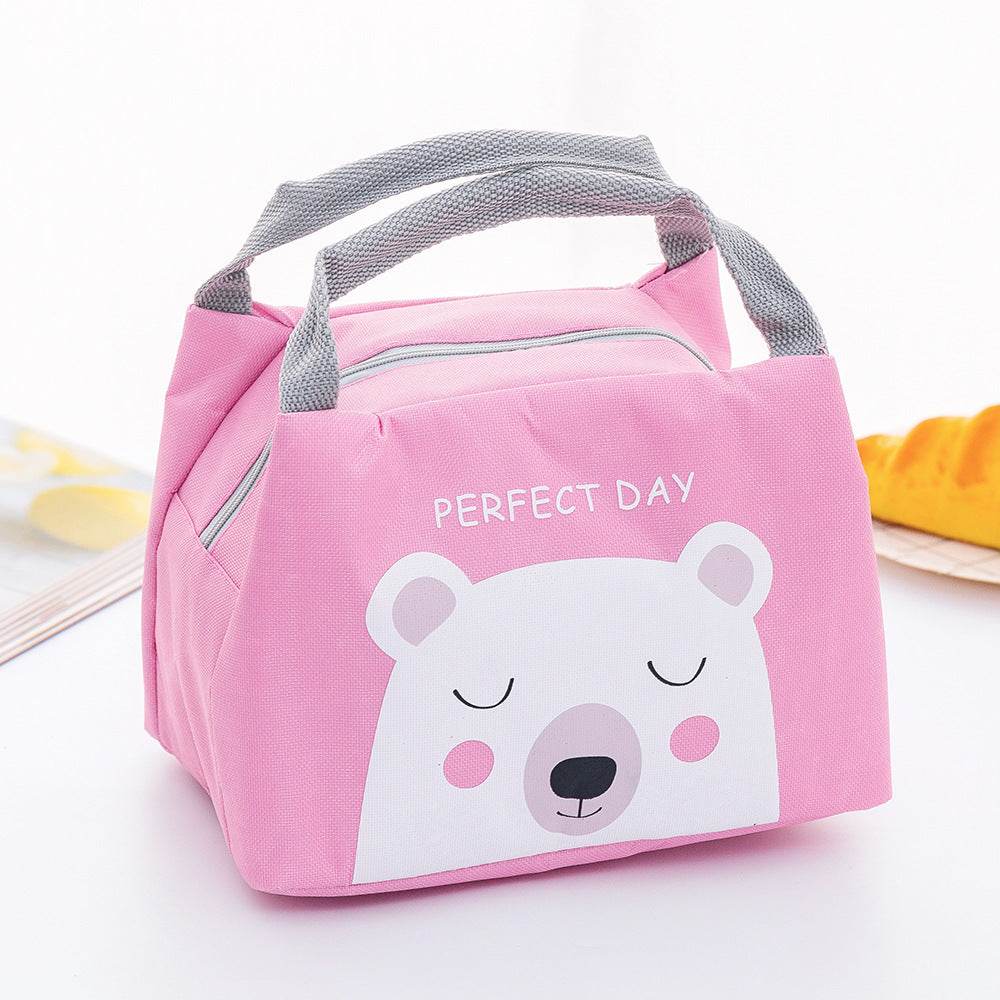 Cartoon Cute Student Insulation Bag Lunch Bag Small Lunch Box Bag - Mubimart