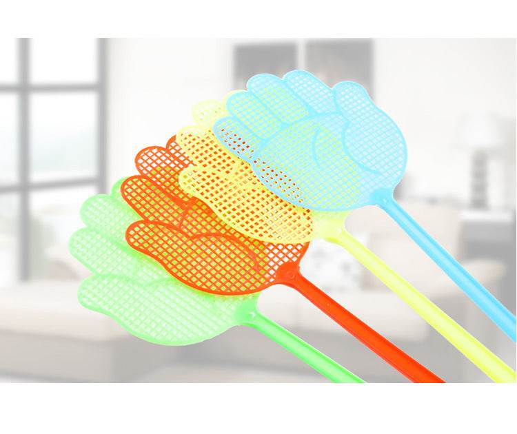 Cartoon Extended Handle Plastic Manual Fly Swatter Mosquito - Mubimart