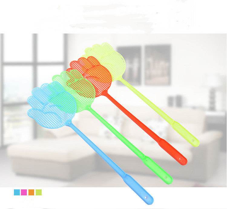 Cartoon Extended Handle Plastic Manual Fly Swatter Mosquito - Mubimart