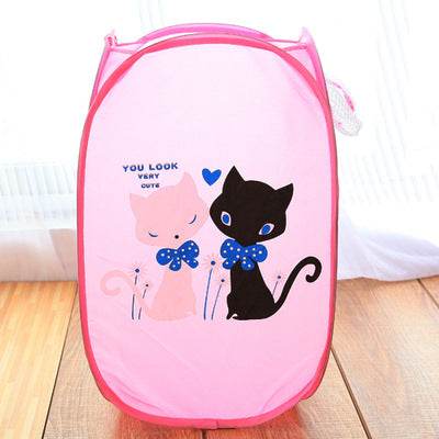 Cartoon Foldable Dirty Clothes Hamper - Mubimart